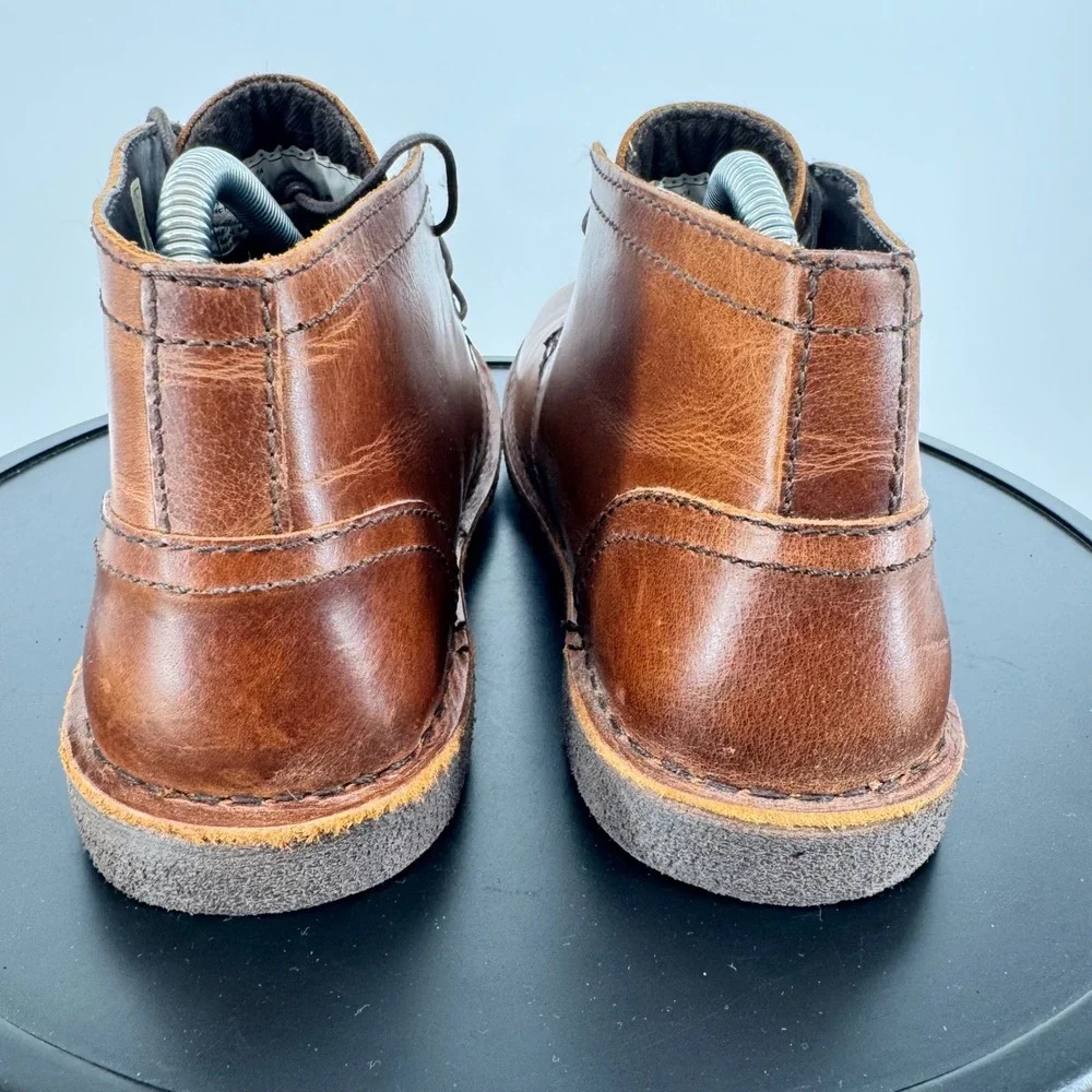 NWT Marc New York Andrew Marc Mens Brown Leather Chukka Desert Boots Mens 9